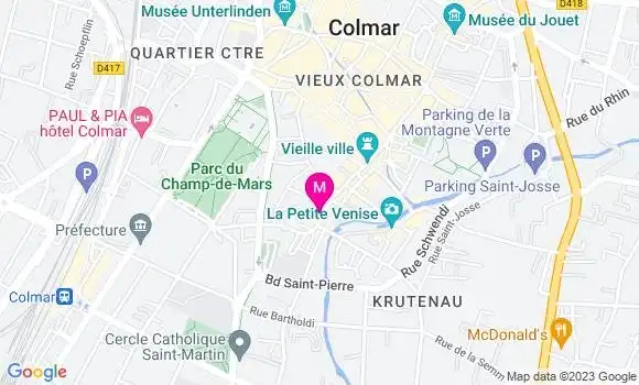 Localisation Restaurant  Le Maharaja