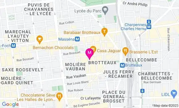 Localisation Restaurant  Le 71