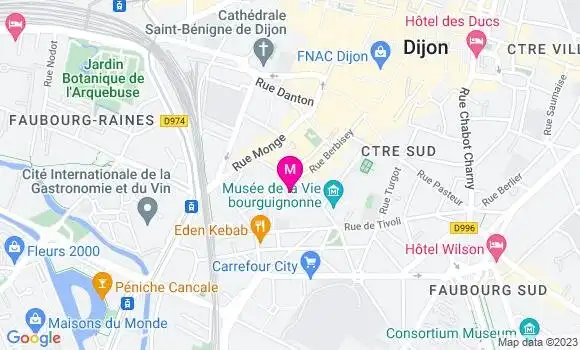 Localisation Restaurant  La Guinguette