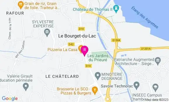 Localisation Brasserie Le Prieuré