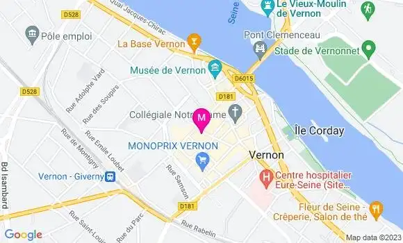 Localisation Restaurant  L