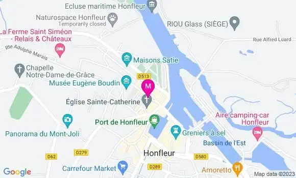 Localisation Auberge du Vieux Clocher