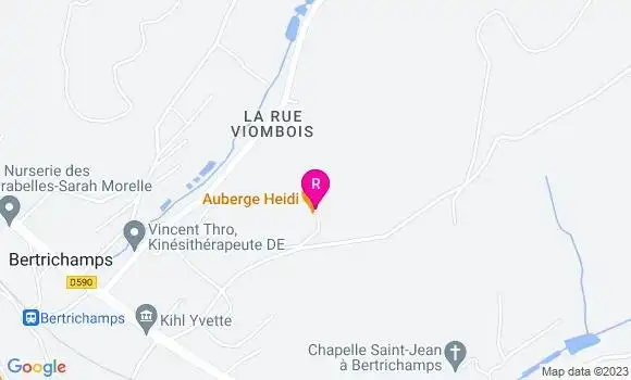Localisation Auberge Heidi