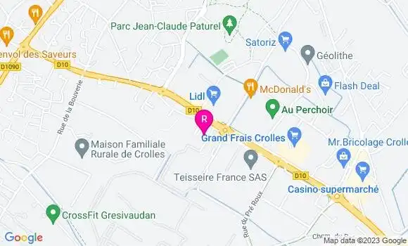 Localisation Pizzeria Da Luca