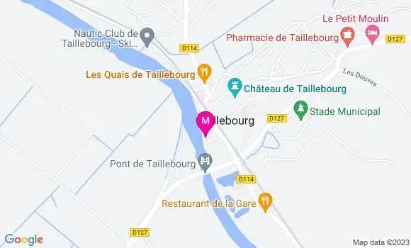 Localisation Auberge des Glycines