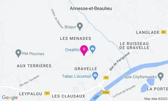 Localisation Restaurant  L
