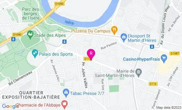 Localisation Restaurant  Le Clos des Marronniers