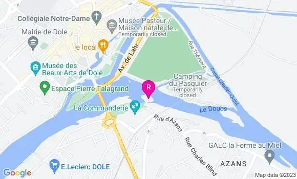 Localisation Restaurant  Au Moulin des Ecorces