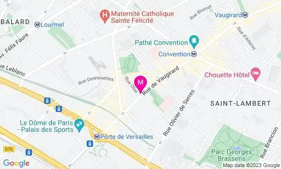 Localisation Restaurant  Le P