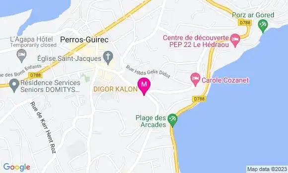 Localisation Restaurant  Digor Kalon
