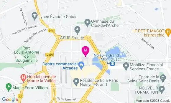 Localisation Restaurant  Les Cascades