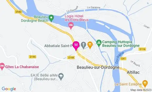Localisation Brasserie Les Voyageurs