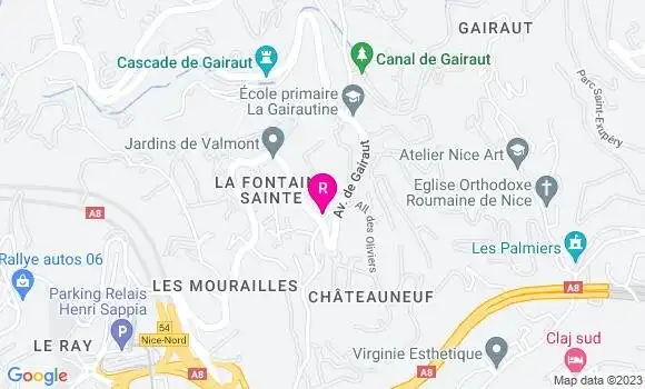 Localisation Restaurant  La Halte de Gairaut