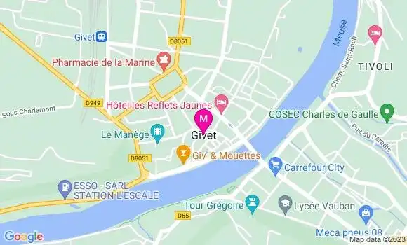 Localisation Restaurant Gastronomique Maison Baudoin