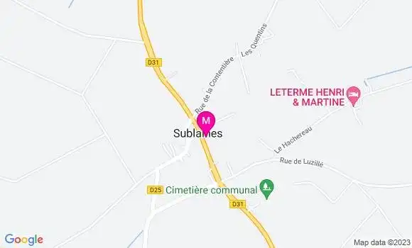 Localisation Restaurant  Le Relais des Iles