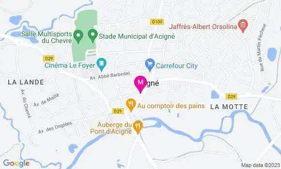Localisation Restaurant  Le Qu