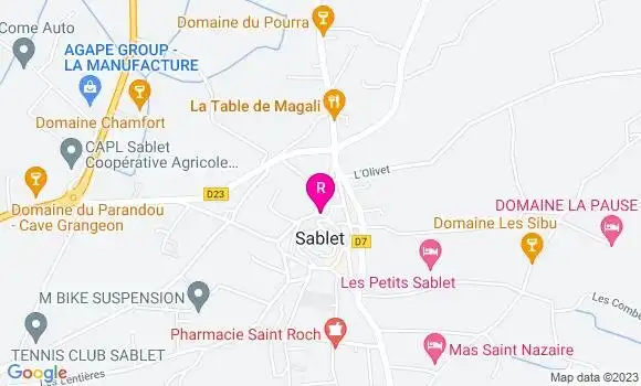 Localisation Restaurant  La Comedie
