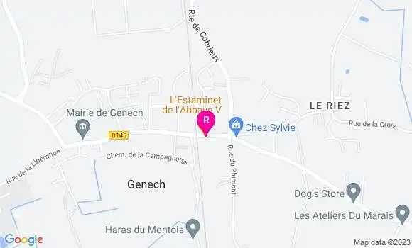 Localisation Restaurant  L