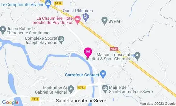 Localisation Restaurant  La Muse Gueule