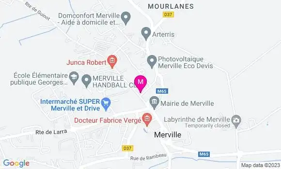 Localisation Restaurant  Le J et J