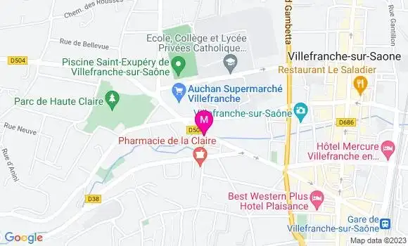 Localisation Restaurant Bar Le Morgon Bar