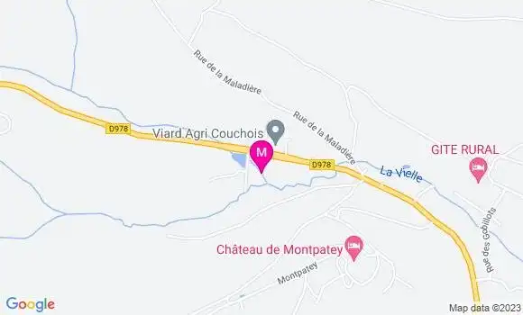 Localisation Restaurant  La Gabrelle