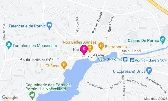 Localisation Restaurant  Les Jardins de l