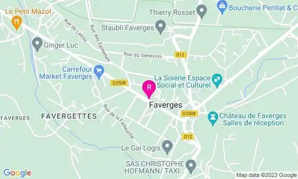 Localisation Pizzeria L