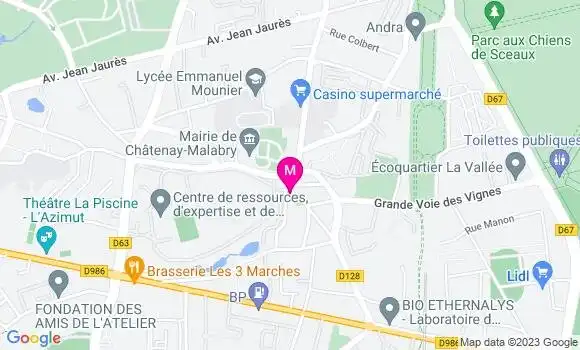 Localisation Restaurant  Le Voltaire