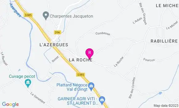 Localisation Pizzeria La Strada