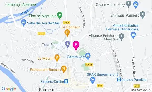 Localisation Restaurant  La Bascule