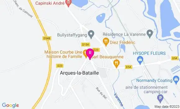 Localisation Crêperie Le Henri Cat