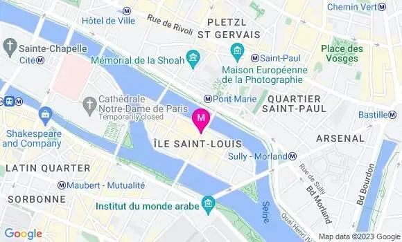 Localisation Restaurant  Les Fous de l