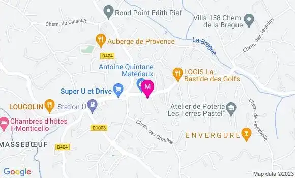 Localisation Restaurant  La Table de Mo