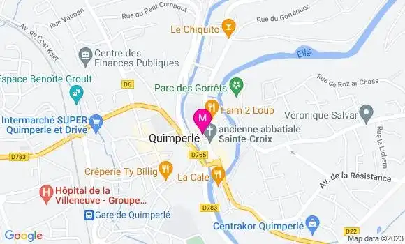 Localisation Bistrot Le Bistro de la Tour