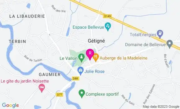 Localisation Restaurant  Brut