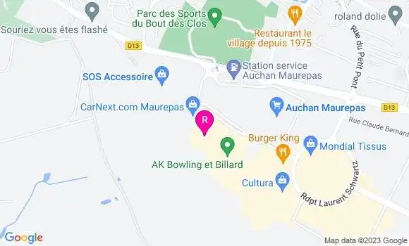 Localisation Le Bistrot du Boucher
