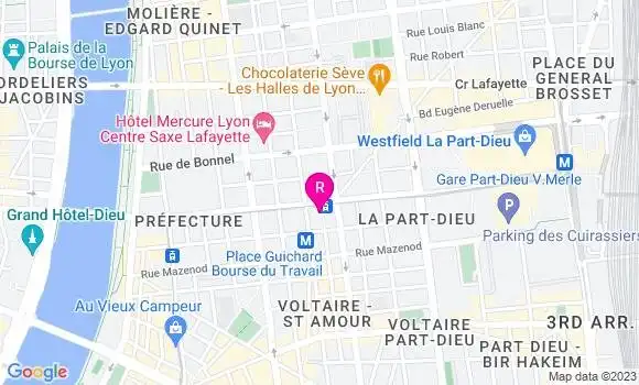 Localisation Restaurant  Aux Compères