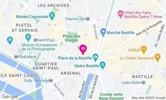 Localisation Restaurant  Le Paradis du Fruit