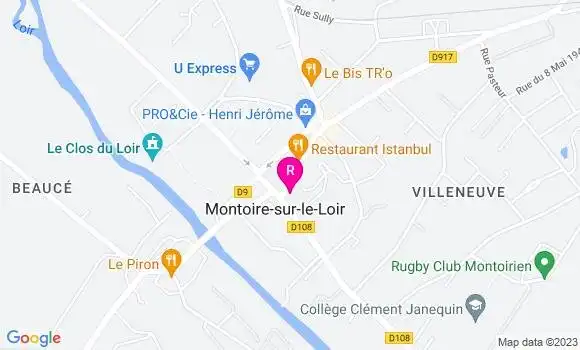 Localisation Restaurant  Chez Audrey