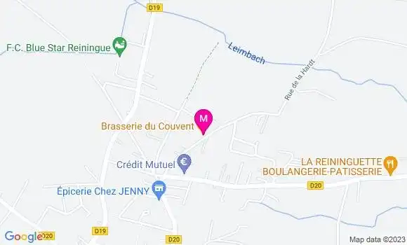 Localisation Brasserie du Couvent