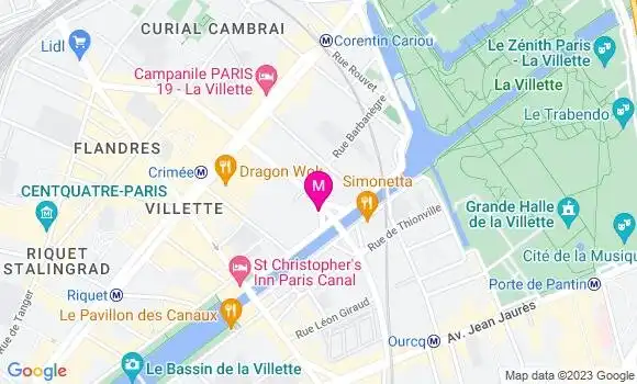 Localisation Restaurant Bar Le 61