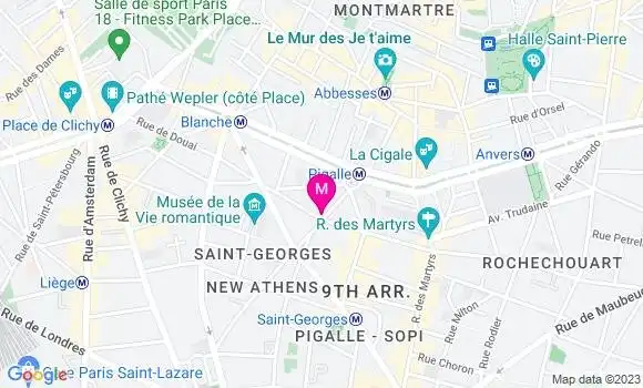 Localisation Restaurant Bar Le Sans Souci