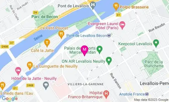 Localisation Restaurant  Le 9