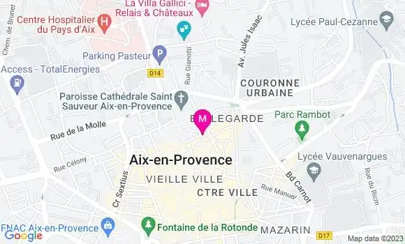 Localisation Restaurant Italien Via Veneto