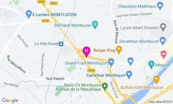 Localisation Restaurant Asiatique Nouveau Mandarin