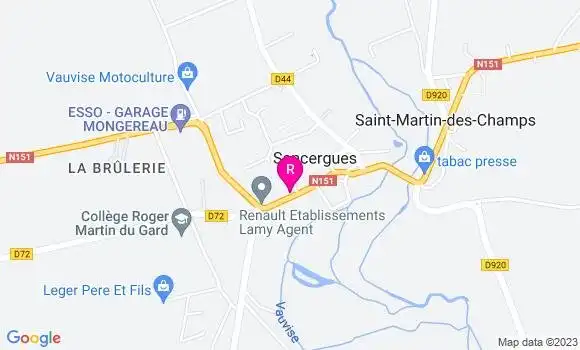 Localisation Restaurant  Le Bon Laboureur