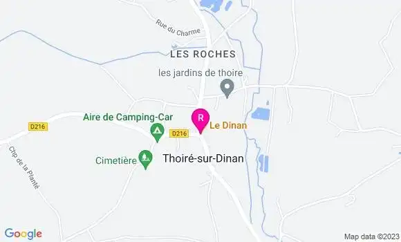 Localisation Restaurant  Le Dinan