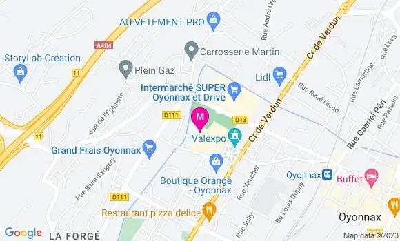 Localisation Restaurant  Le Café des Artistes