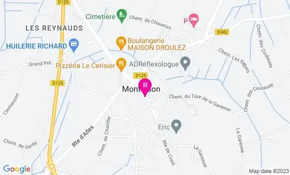 Localisation Restaurant  Le Pistou